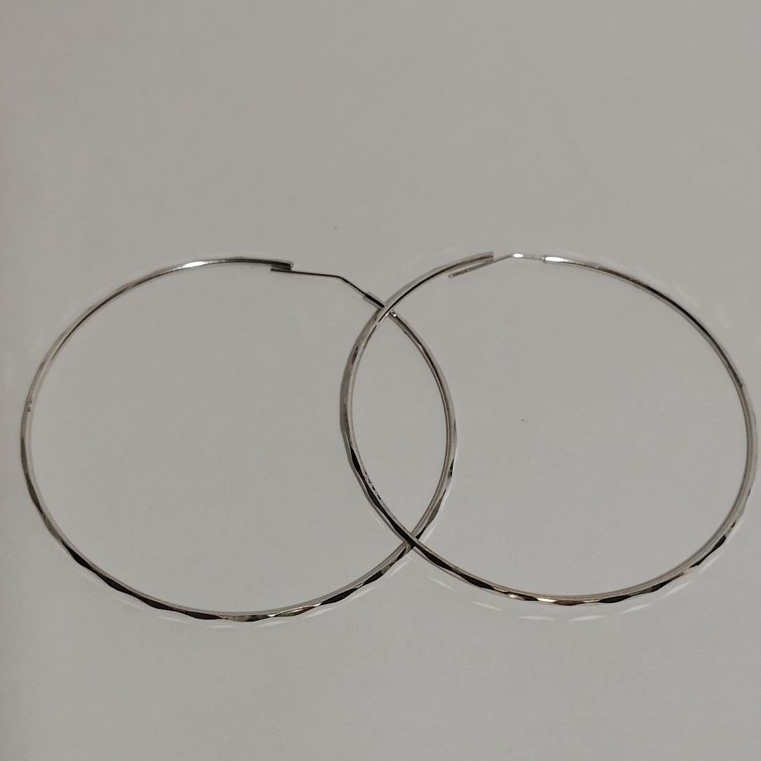 ARRACADAS PAR ORO BLANCO 10 K 4,80 GRMS (SEMINUEVO)