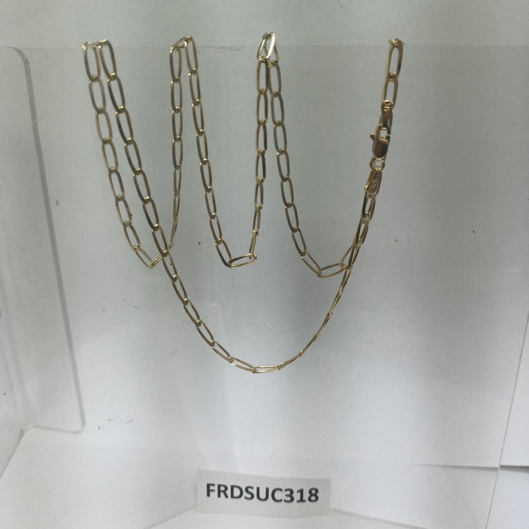 CADENA ESLABON 14K 55 CM 6.6 GR (NUEVO)