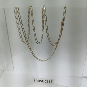 CADENA ESLABON 14K 55 CM 6.6 GR (NUEVO)