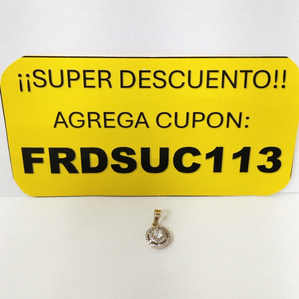 DIJE C CIRCONIAS 14K 1.3 GR (NUEVO)