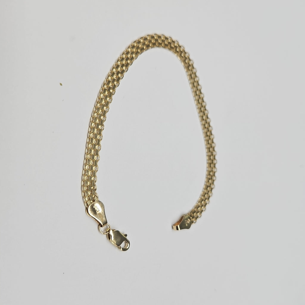 PULSERA ESPECIAL 14K 18 CM 4.4 GR (NUEVO)