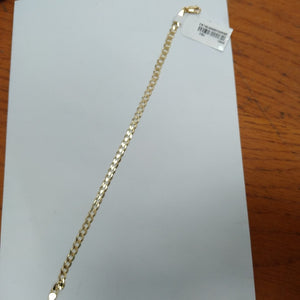 PULSERA BARBADA 14K 21 CM 5 GR (NUEVO)