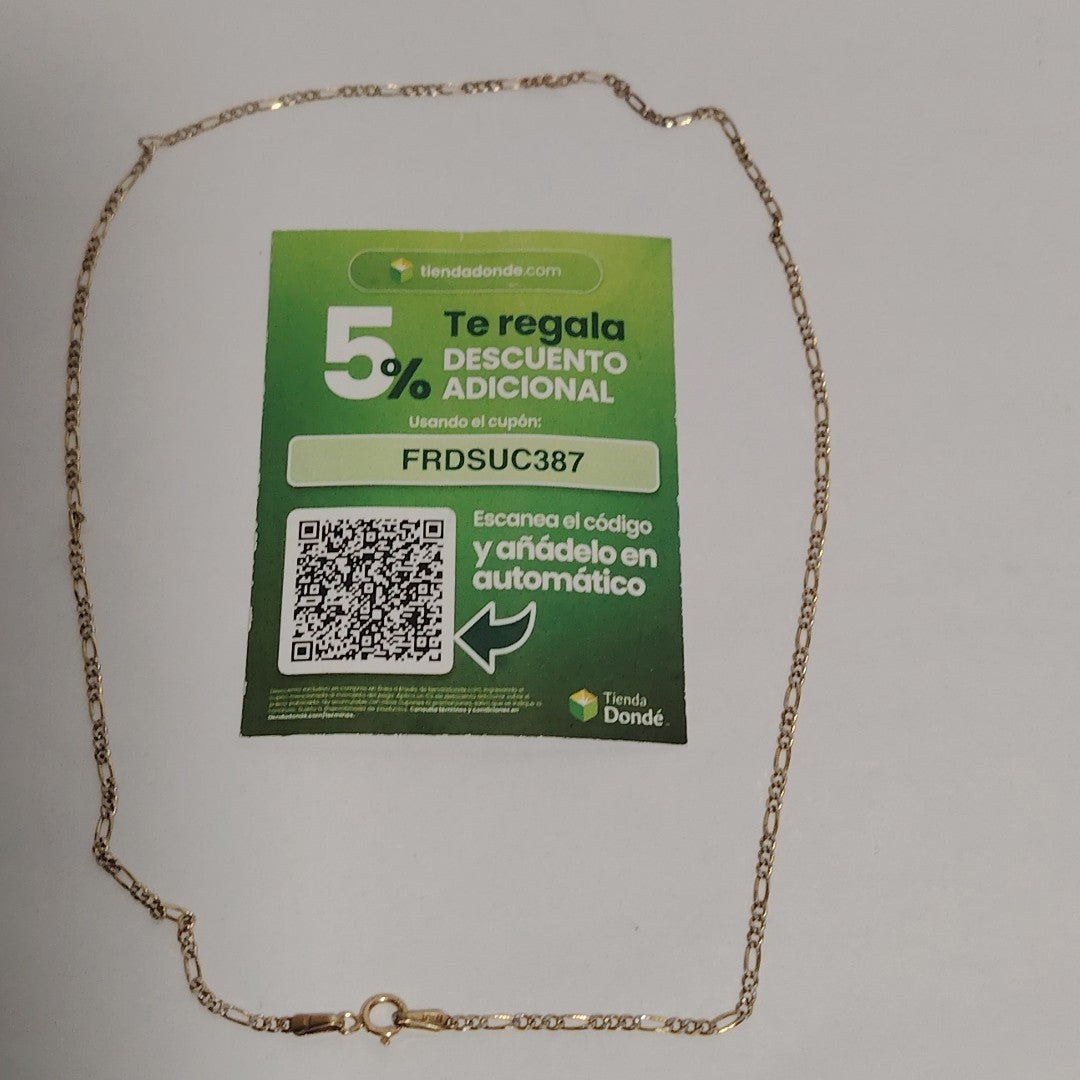 CADENA ORO 10 K 1,90 GRMS (SEMINUEVO)
