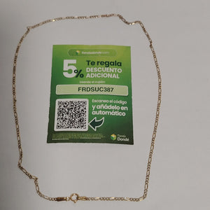 CADENA ORO 10 K 1,90 GRMS (SEMINUEVO)