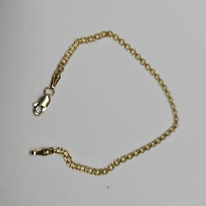 PULSERA BISMARK 14K 18 CM 2.4 GR (NUEVO)