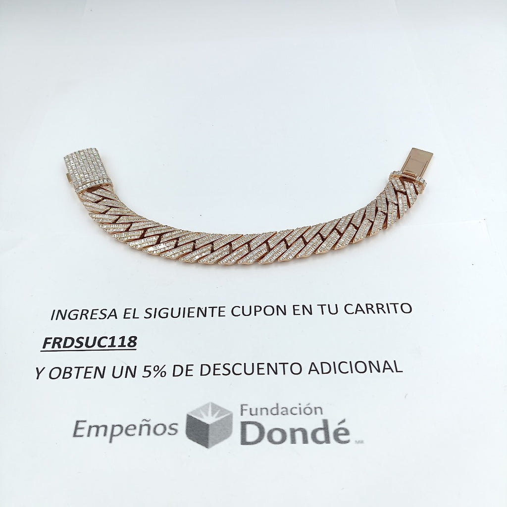 PULSERA ORO 10 K 128.7 GRMS (SEMINUEVO)