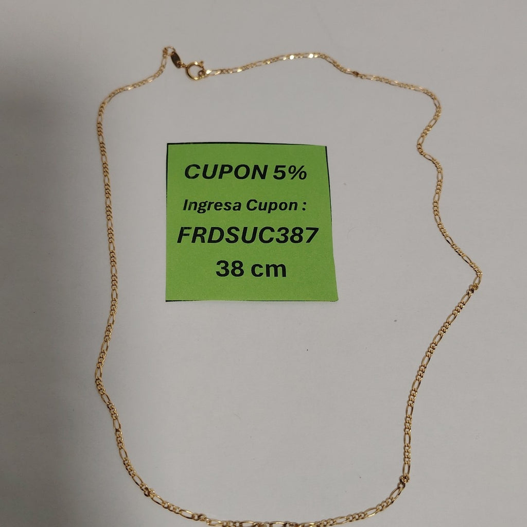 CADENA ORO 14 K 1.6 GRMS (SEMINUEVO)