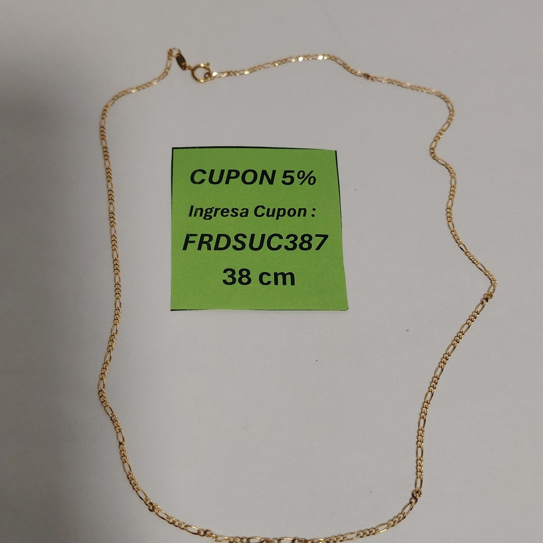 CADENA ORO 14 K 1.6 GRMS (SEMINUEVO)
