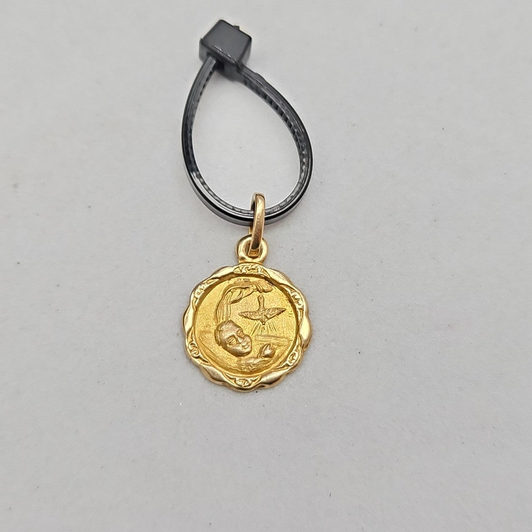MEDALLA RELIGIOSA ORO 14 K 1,00 GRMS (SEMINUEVO)