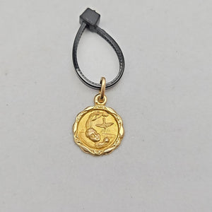 MEDALLA RELIGIOSA ORO 14 K 1,00 GRMS (SEMINUEVO)
