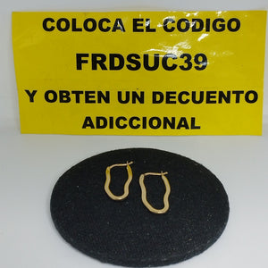 ARRACADAS PAR ORO 14 K 1.8 GRMS (SEMINUEVO)