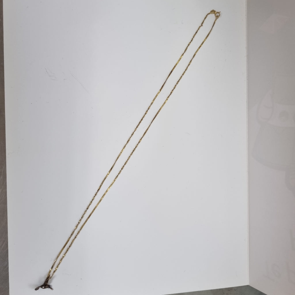 CADENA, DIJE ORO 14 K 3.9 GRMS (SEMINUEVO)