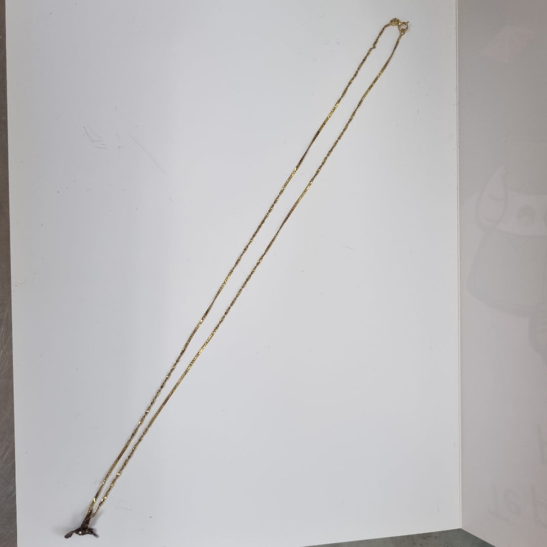 CADENA, DIJE ORO 14 K 3.9 GRMS (SEMINUEVO)