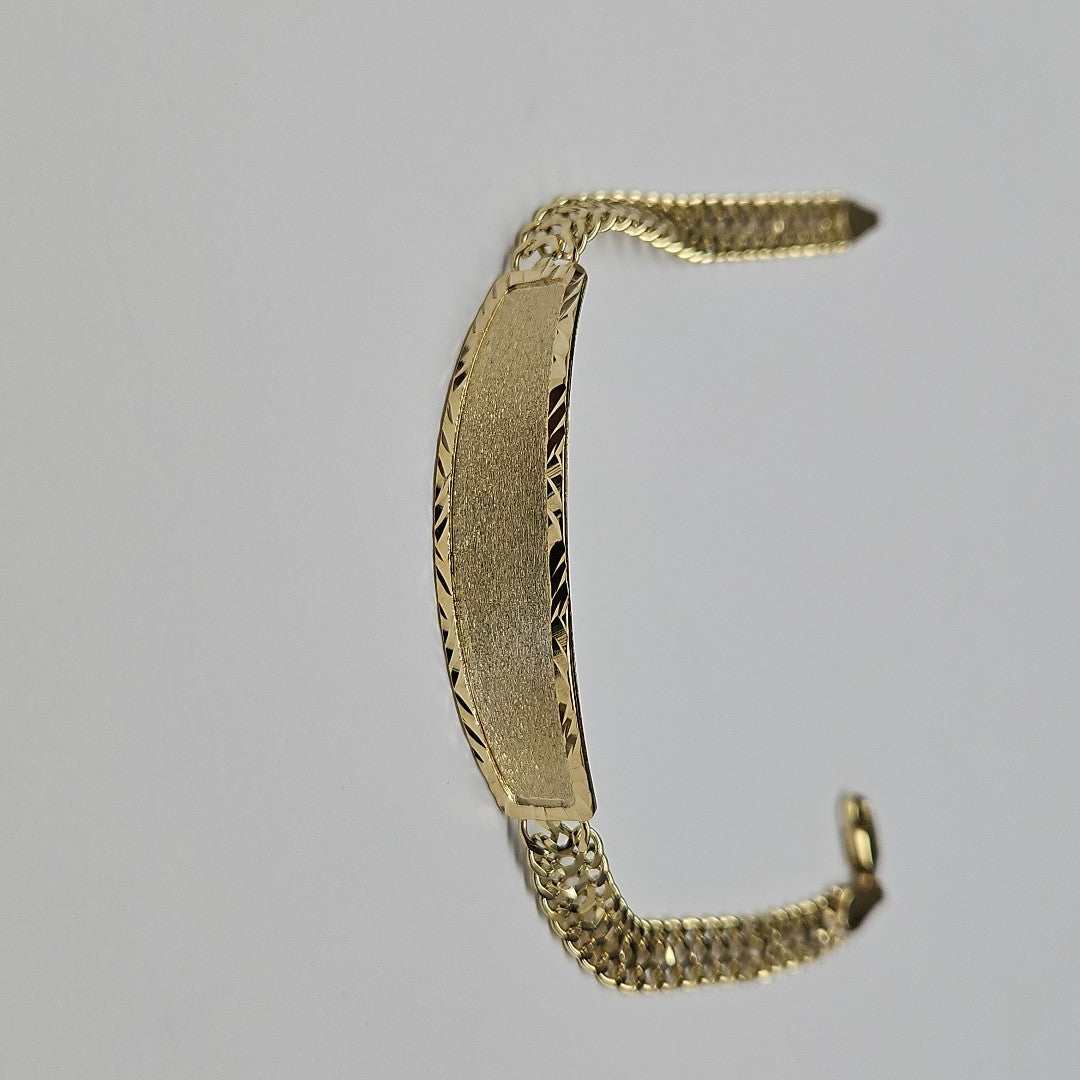 PULSERA ESCLAVA CHINO 14K 21 CM 9.8 GR (NUEVO)
