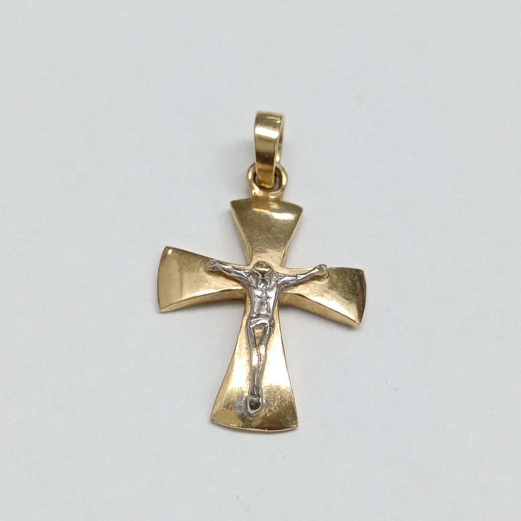 CRUCIFIJO ORO 14 K 1.5 GRMS (SEMINUEVO)