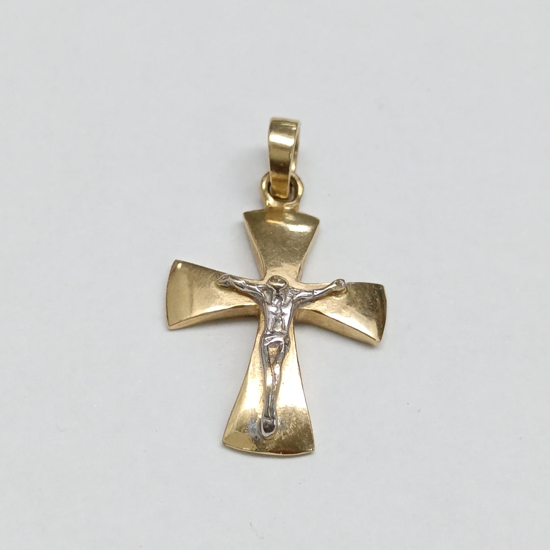 CRUCIFIJO ORO 14 K 1.5 GRMS (SEMINUEVO)