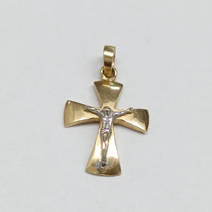 CRUCIFIJO ORO 14 K 1.5 GRMS (SEMINUEVO)