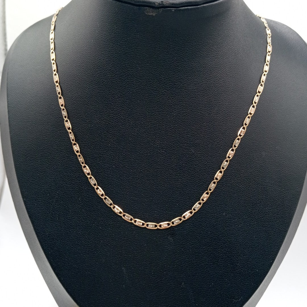 CADENA ORO COMBINADO 10 K 4.2 GRMS (SEMINUEVO)