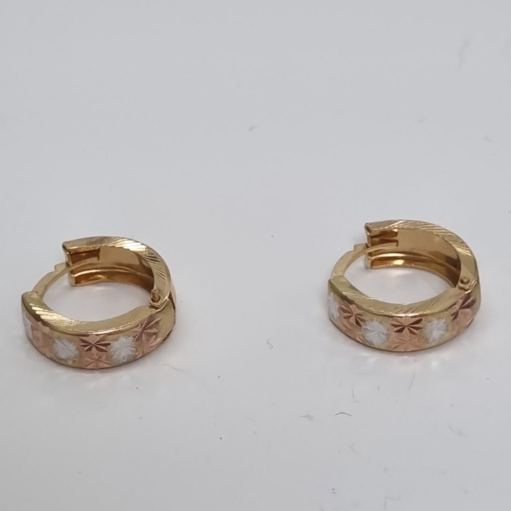 ARRACADAS PAR ORO 14 K 2 GRMS (SEMINUEVO)