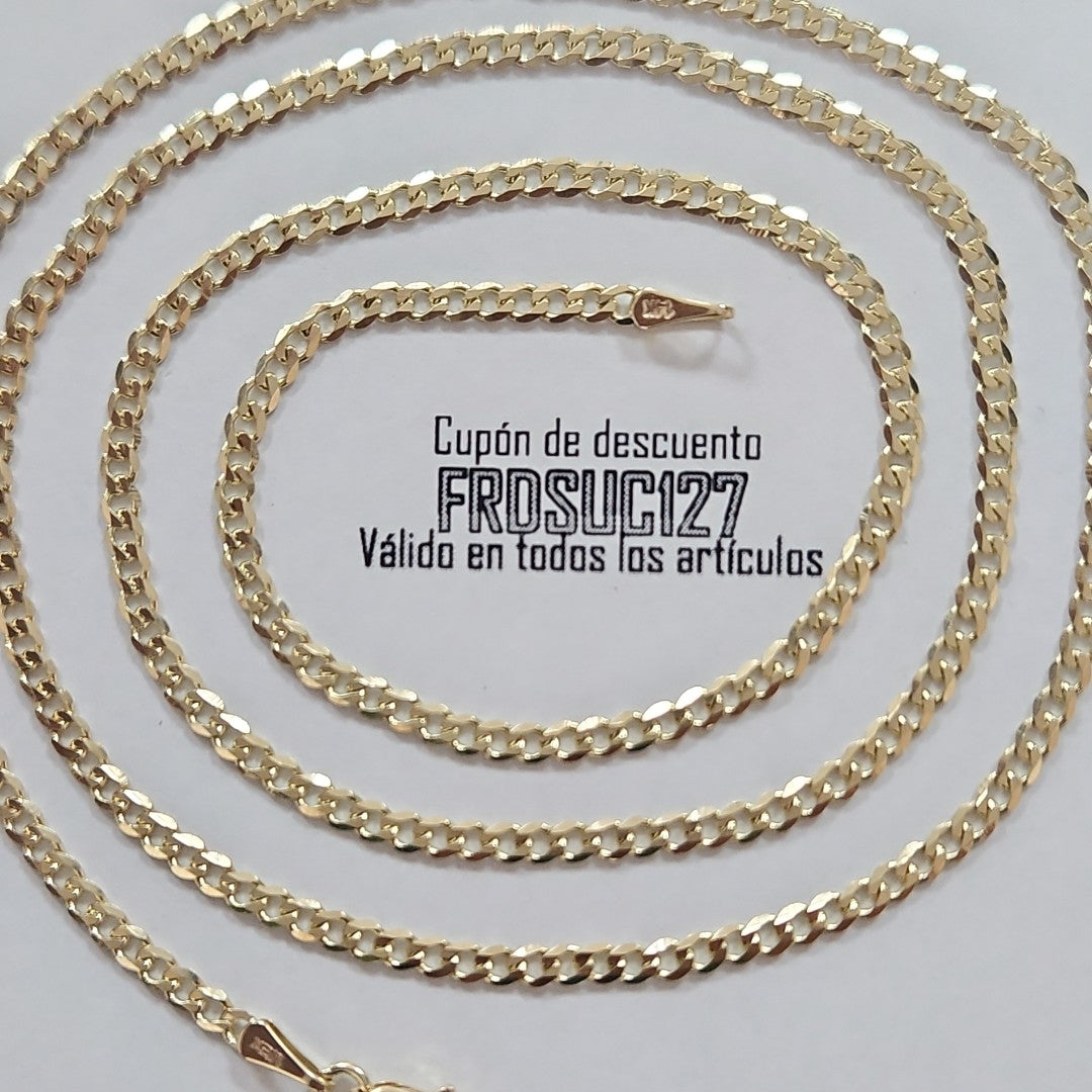 CADENA BARBADA 14K 60 CM 5.9 GR (NUEVO)