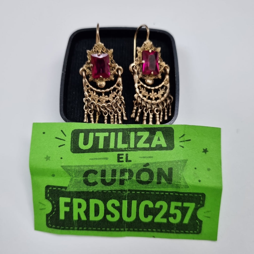 ARETES PAR ORO 8 K 5.4 GRMS (SEMINUEVO)