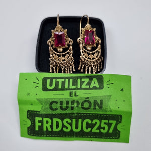 ARETES PAR ORO 8 K 5.4 GRMS (SEMINUEVO)