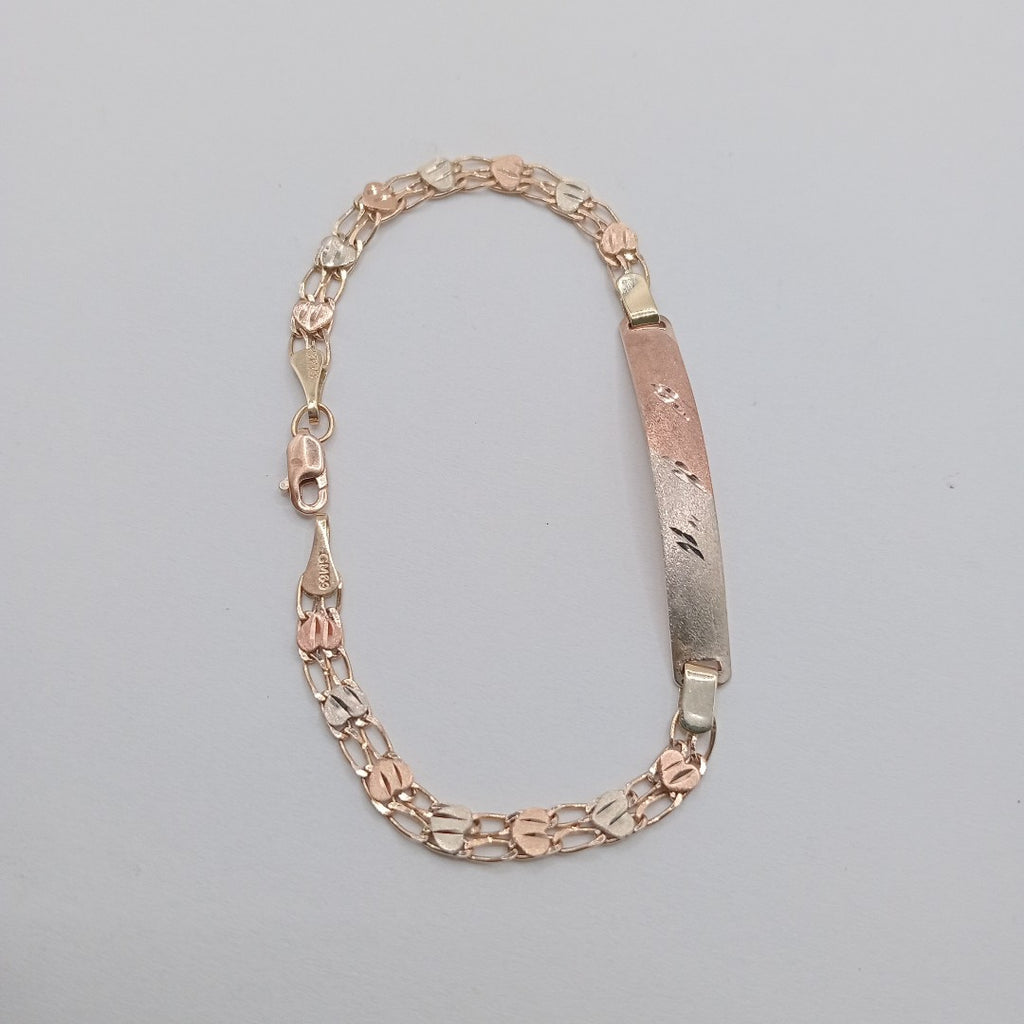 ESCLAVA ORO COMBINADO 10 K 3.9 GRMS (SEMINUEVO)