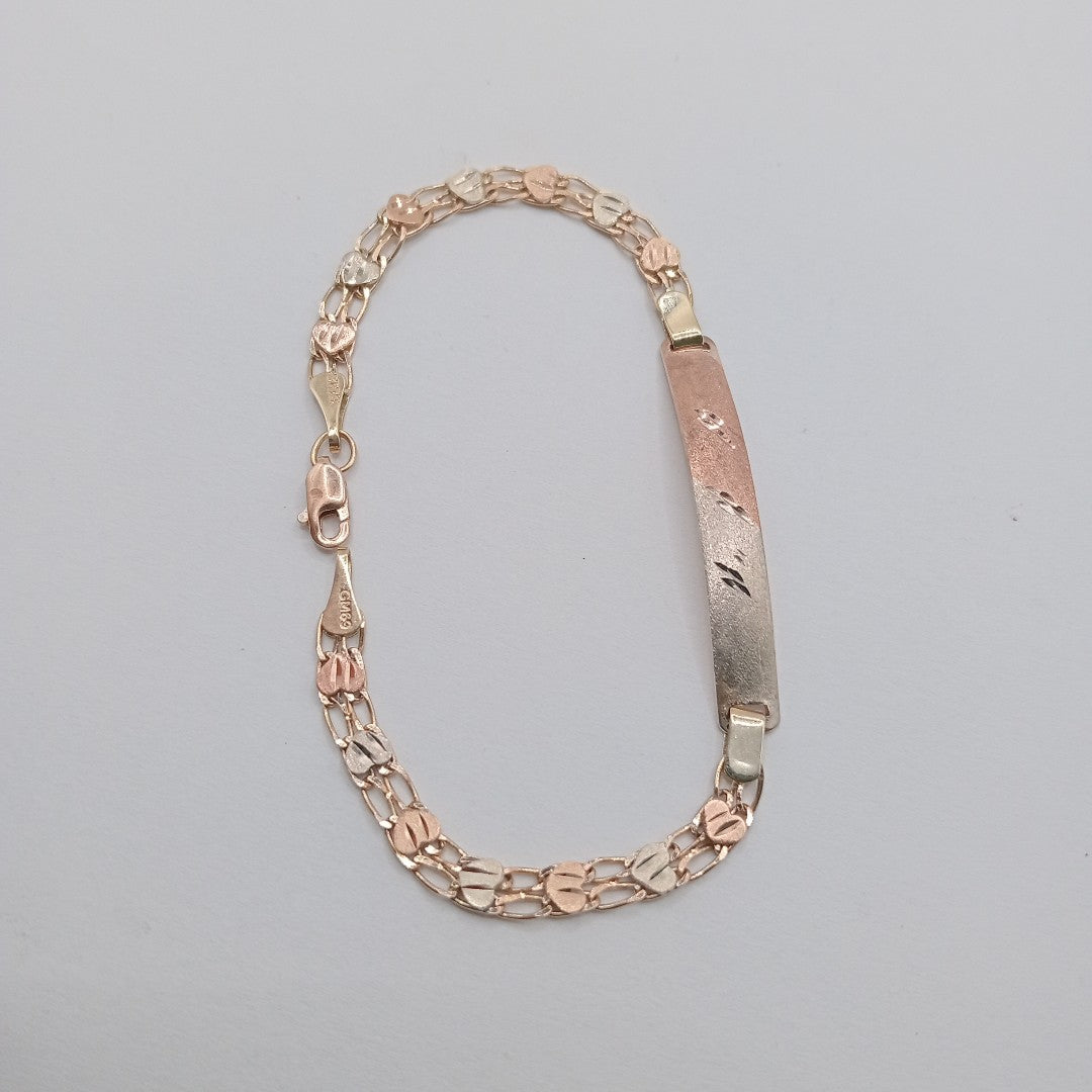 ESCLAVA ORO COMBINADO 10 K 3.9 GRMS (SEMINUEVO)
