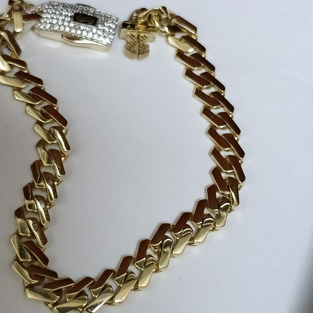 PULSERA MONACO ORO 10K 6.9 (NUEVO)