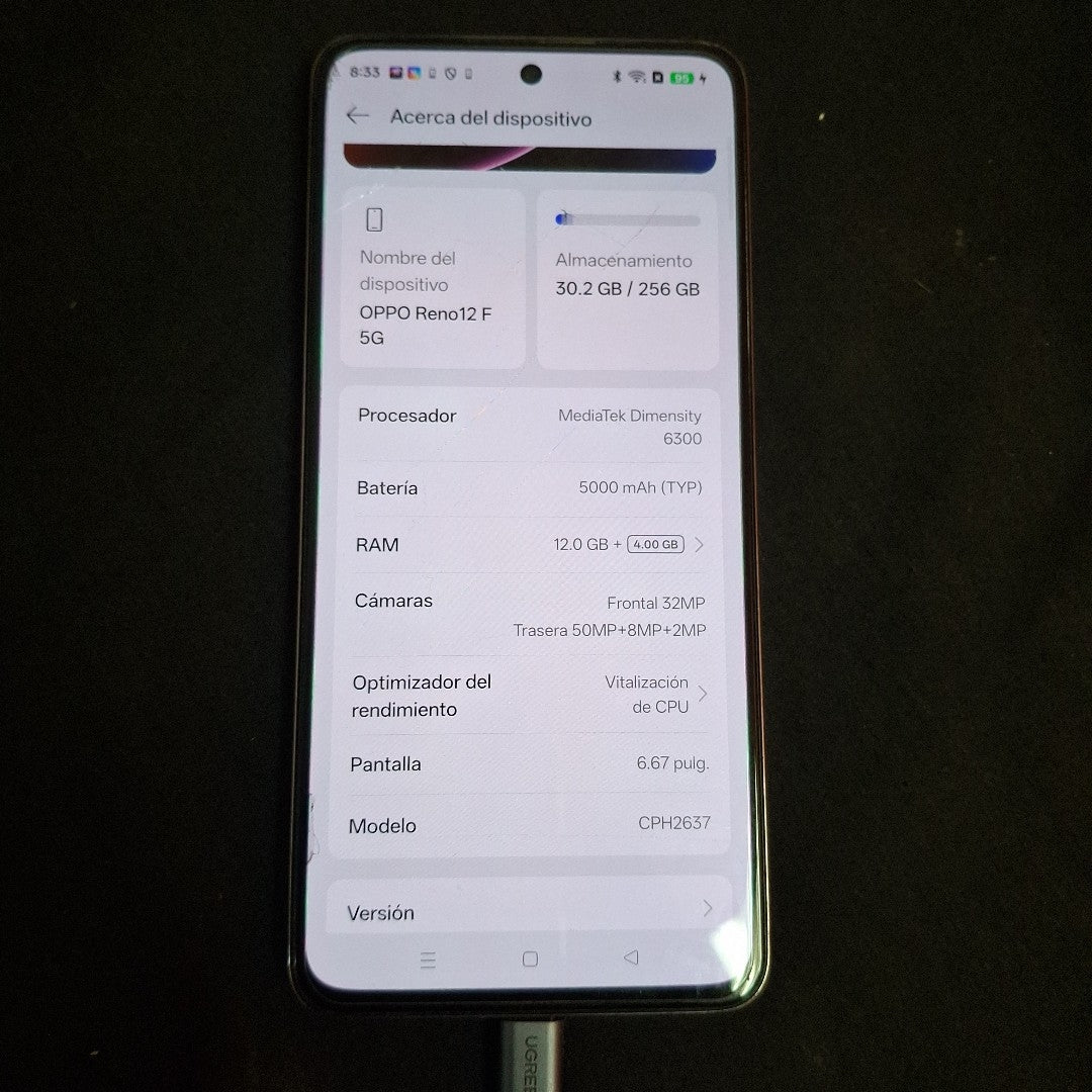 CELULAR OPPO RENO 12F 5G CPH2637 256 GB 12 GB RAM