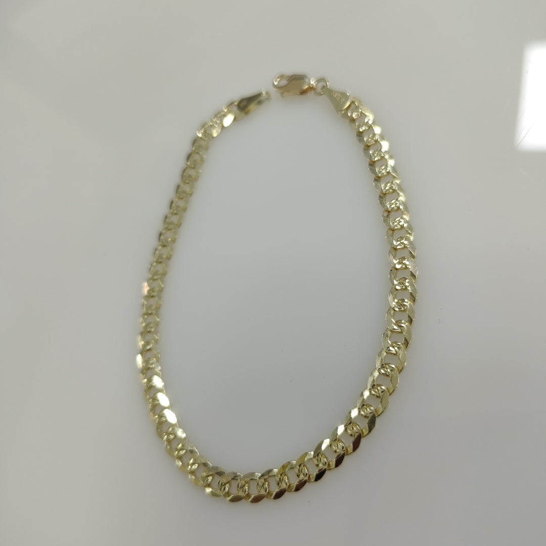 PULSERA BARBADA 14K 21 CM 7.5 GR (NUEVO)