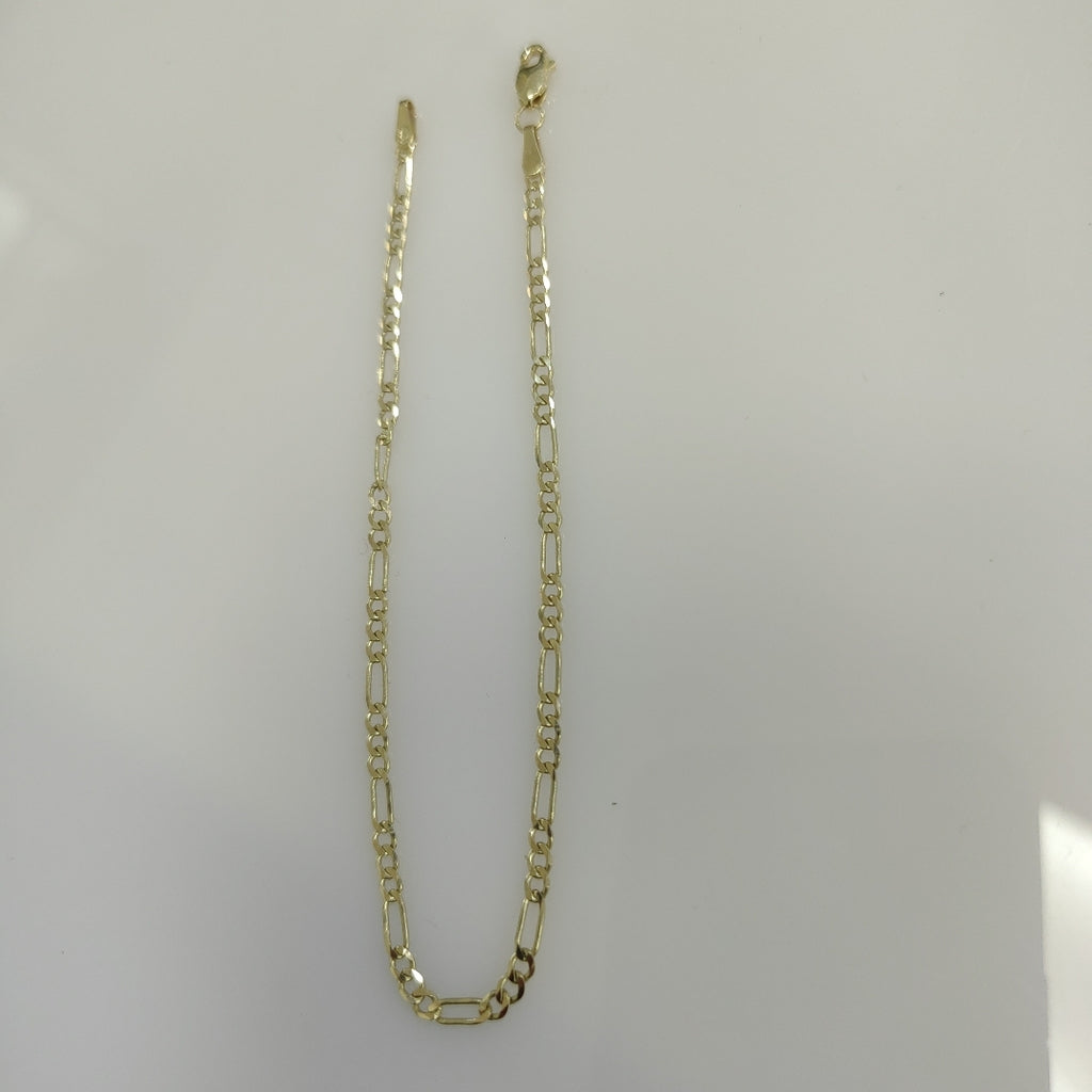 PULSERA TEJIDO 3X1 14K 21 CM 2.3 GR (NUEVO)