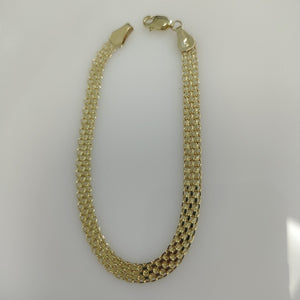 PULSERA ESPECIAL 14K 18 CM 4.6 GR (NUEVO)