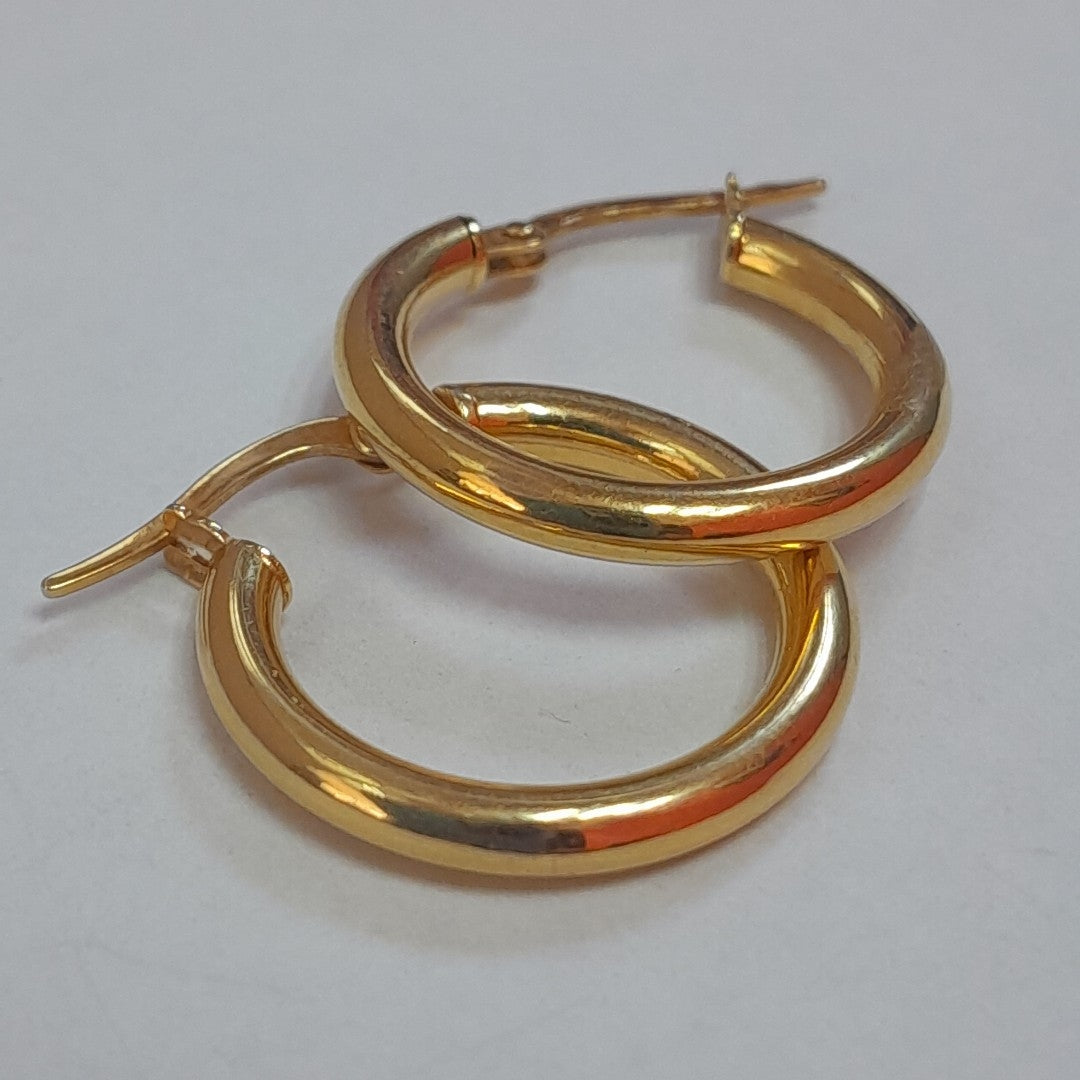 ARRACADAS PAR ORO 14 K 1.3 GRMS (SEMINUEVO)