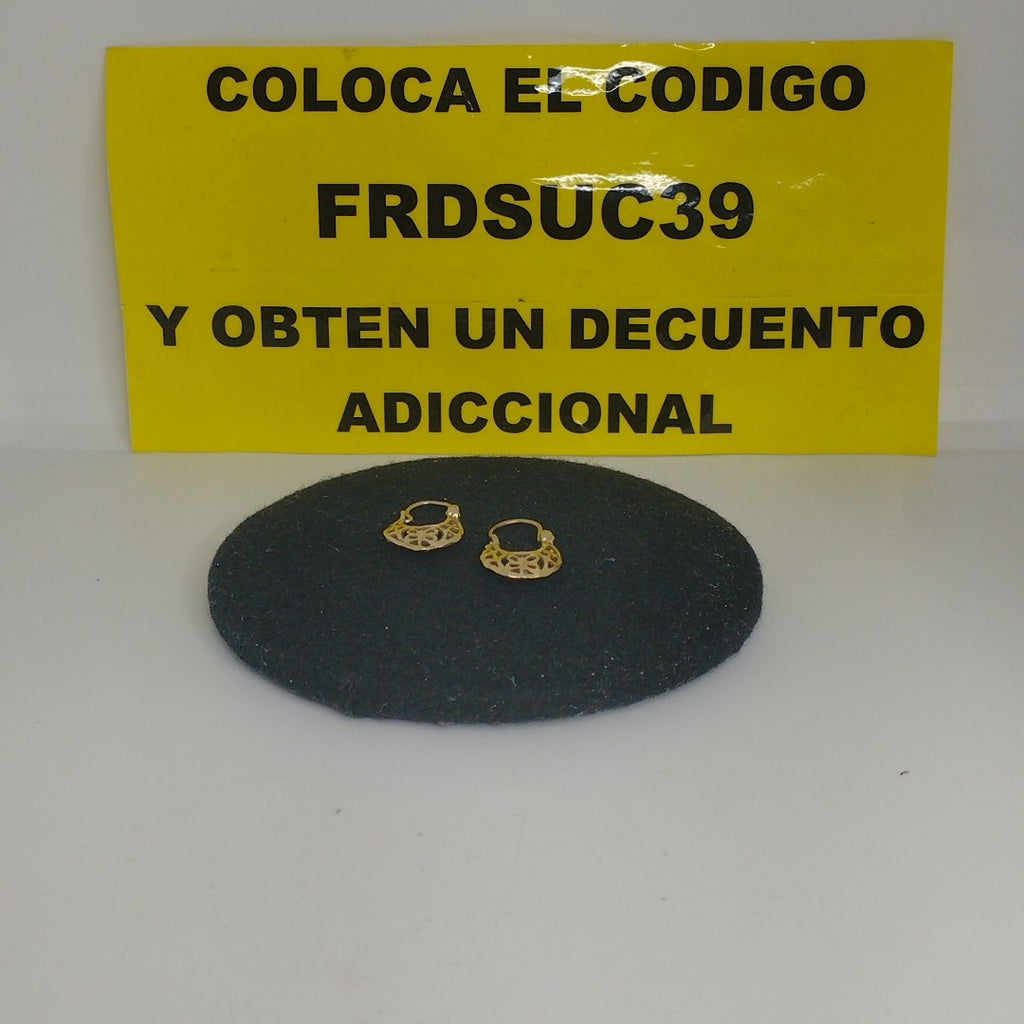 ARETES PAR ORO 10 K 1,40 GRMS (SEMINUEVO)