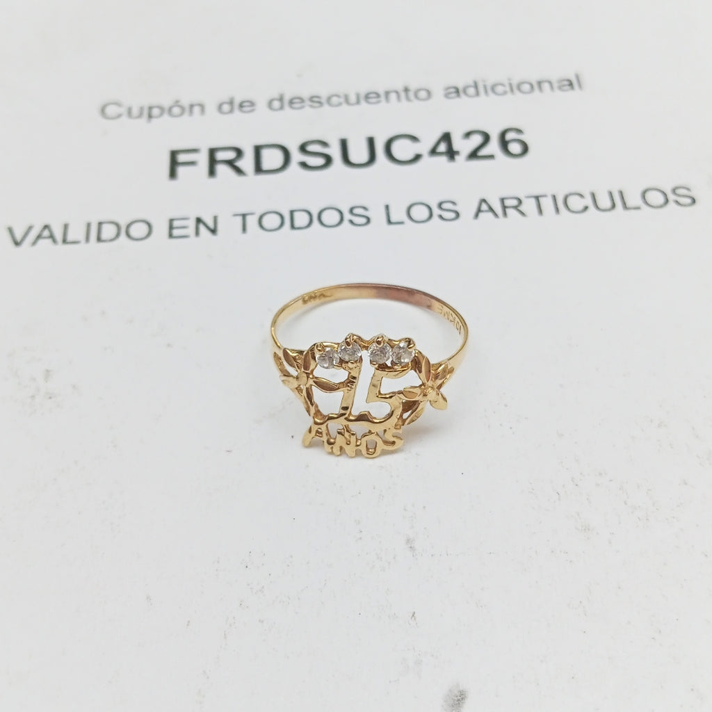 ANILLITO ORO 10 K 1,20 GRMS (SEMINUEVO)