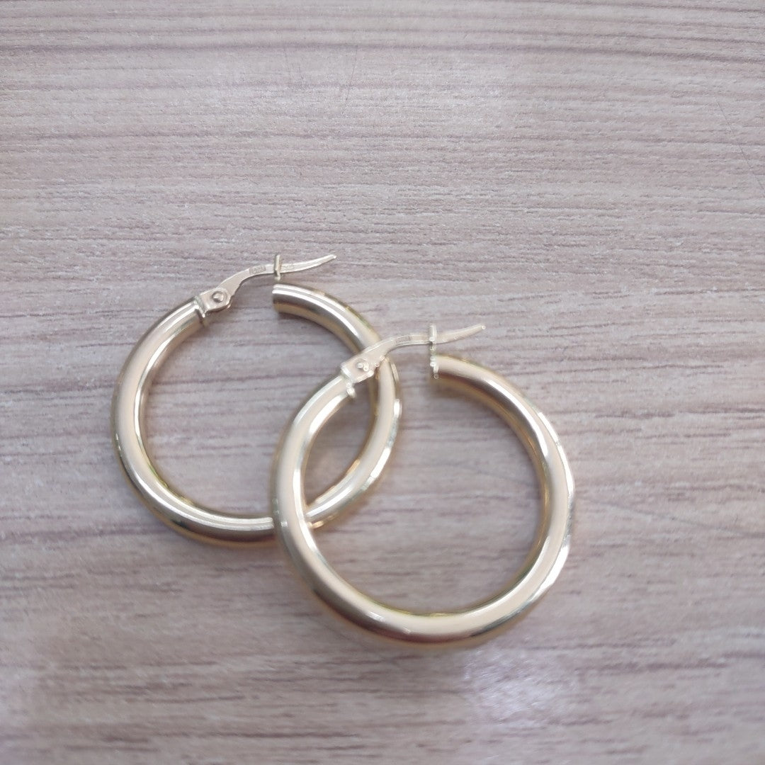 ARRACADAS PAR ORO 14 K 4.9 GRMS (SEMINUEVO)