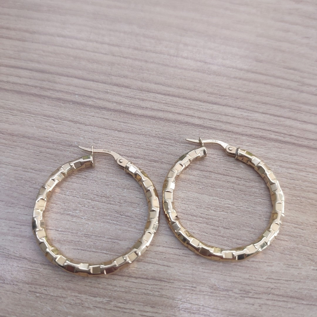 ARRACADAS PAR ORO 14 K 5 GRMS (SEMINUEVO)