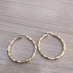 ARRACADAS PAR ORO 14 K 5 GRMS (SEMINUEVO)