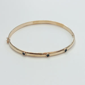 PULSERA RIGIDA ORO 14 K 7.9 GRMS (SEMINUEVO)