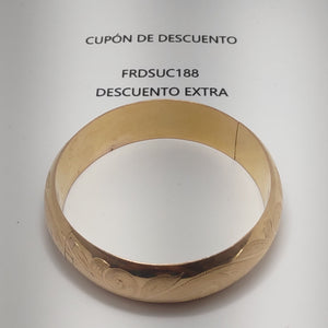 PULSERA RIGIDA ORO 18 K 72,60 GRMS (SEMINUEVO)