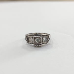 ANILLITO ORO BLANCO 14 K 4.2 GRMS (SEMINUEVO)