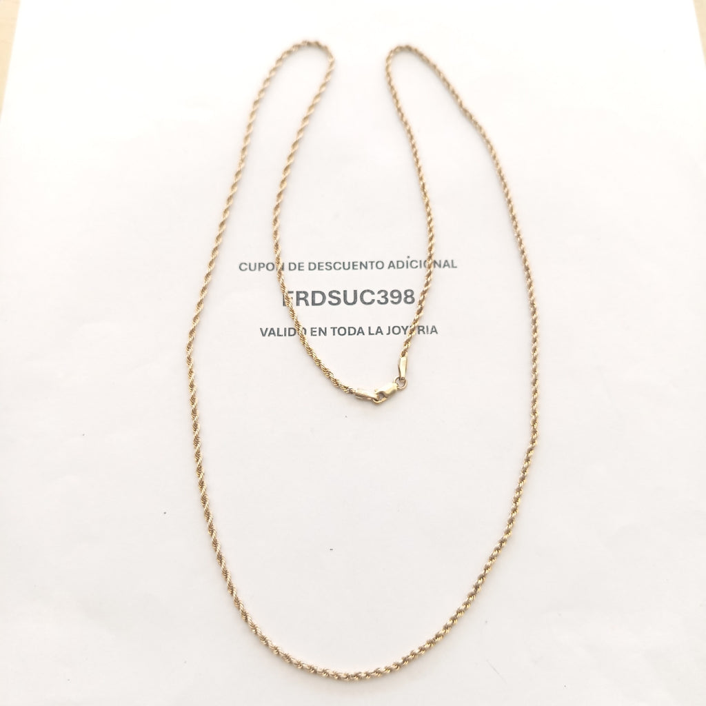 CADENA ORO 10 K 3,20 GRMS (SEMINUEVO)