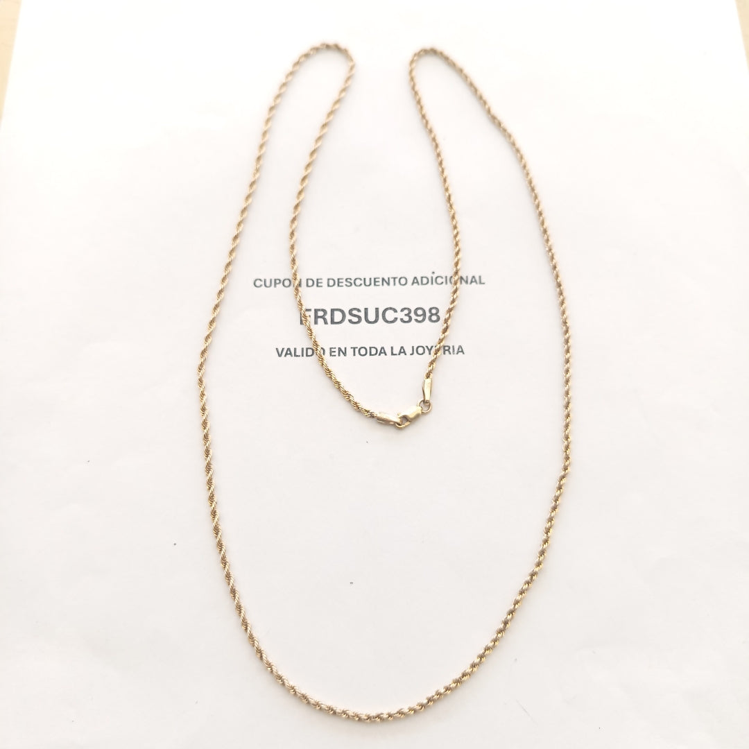 CADENA ORO 10 K 3,20 GRMS (SEMINUEVO)