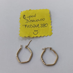 ARRACADAS PAR ORO 14 K 1.4 GRMS (SEMINUEVO)