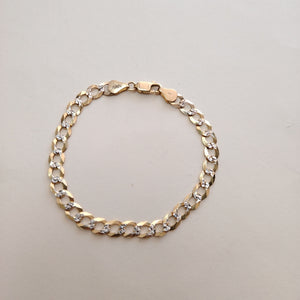 PULSERA BARBADA 14K 21 CM 5.7 GR (NUEVO)