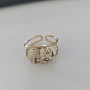 ANILLO ORO,ORO BLANCO 10 K 2,90 GRMS (SEMINUEVO)