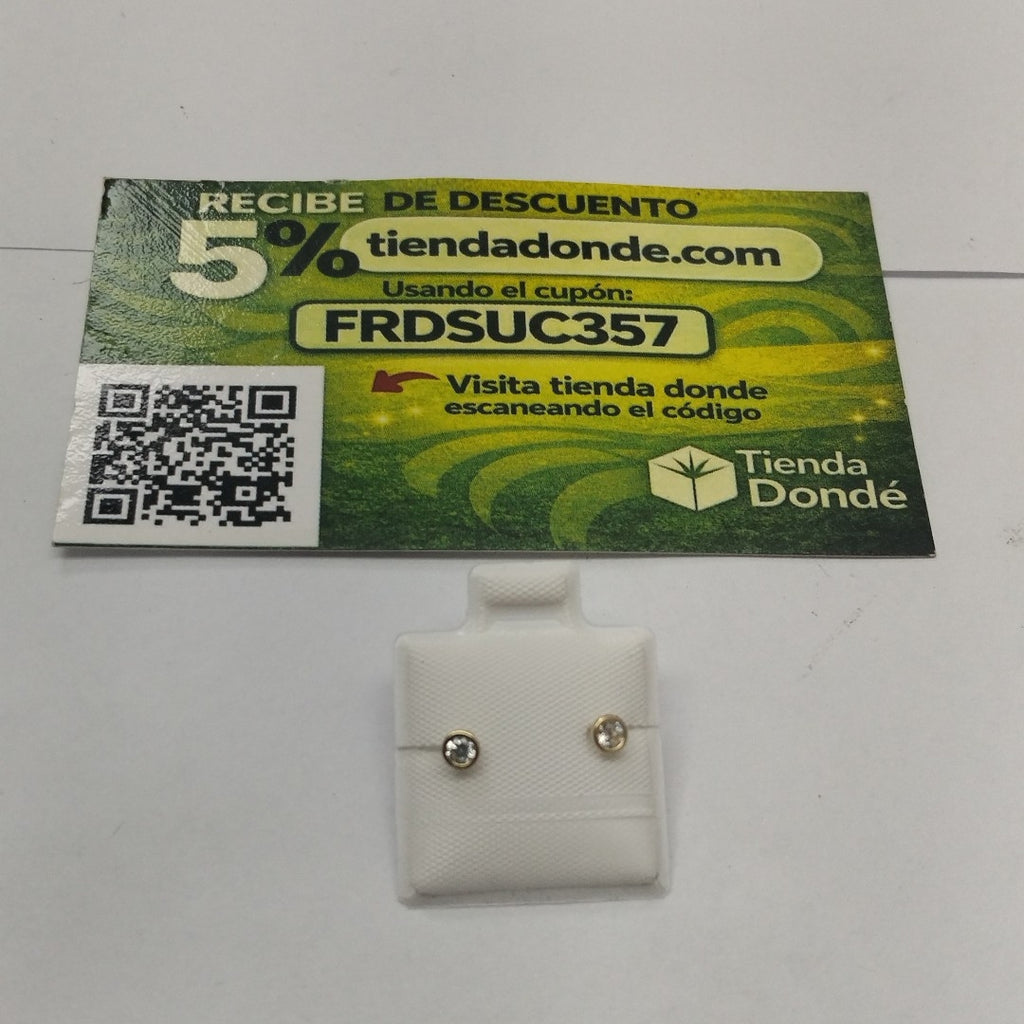BROQUELES BROQUEL C CIRCONIA 14K 0.1501 GR (NUEVO)