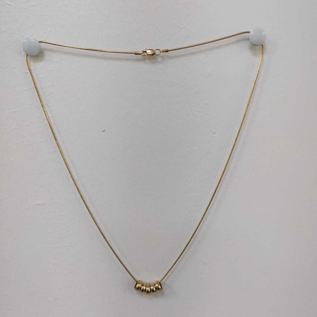 CADENA, DIJE ORO 14 K 5 GRMS (SEMINUEVO)