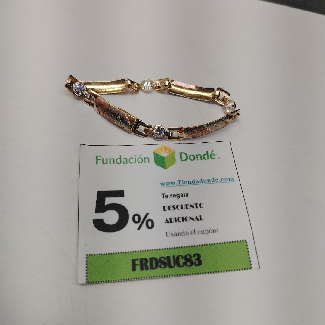 PULSERA RODIADO 10 K 7,80 GRMS (SEMINUEVO)